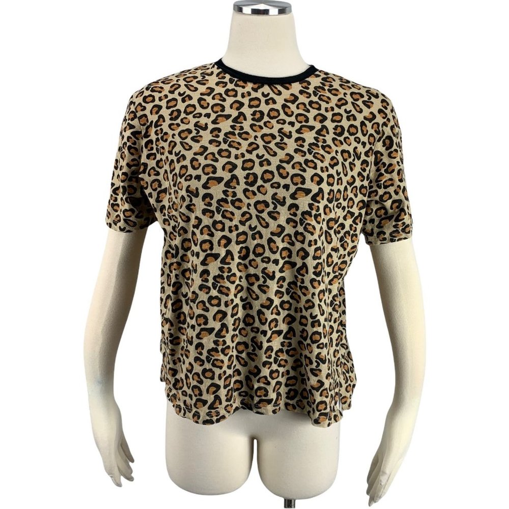 Mud Pie Small Cheetah Top Animal Print Boutique
